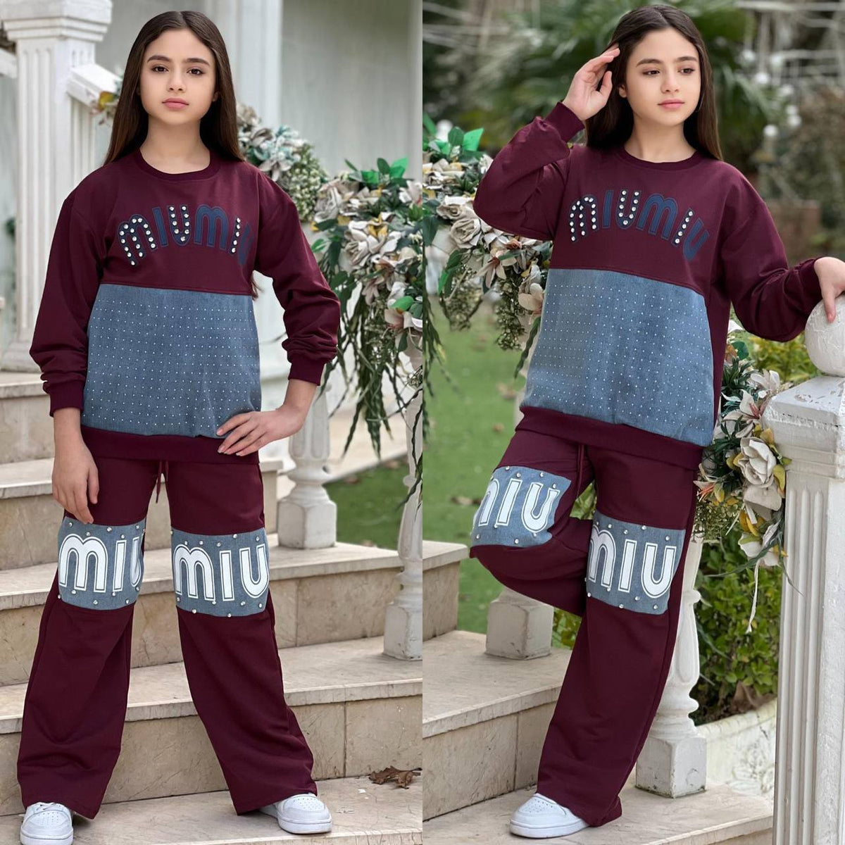 Ensemble MIU MIU avec des strass 2