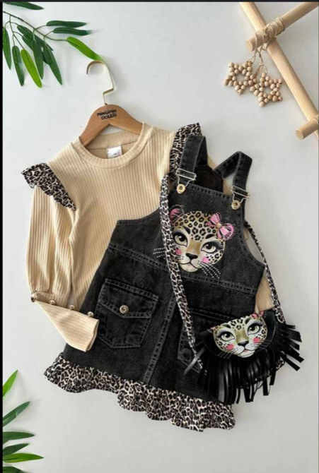Salopette leopard 3pcs