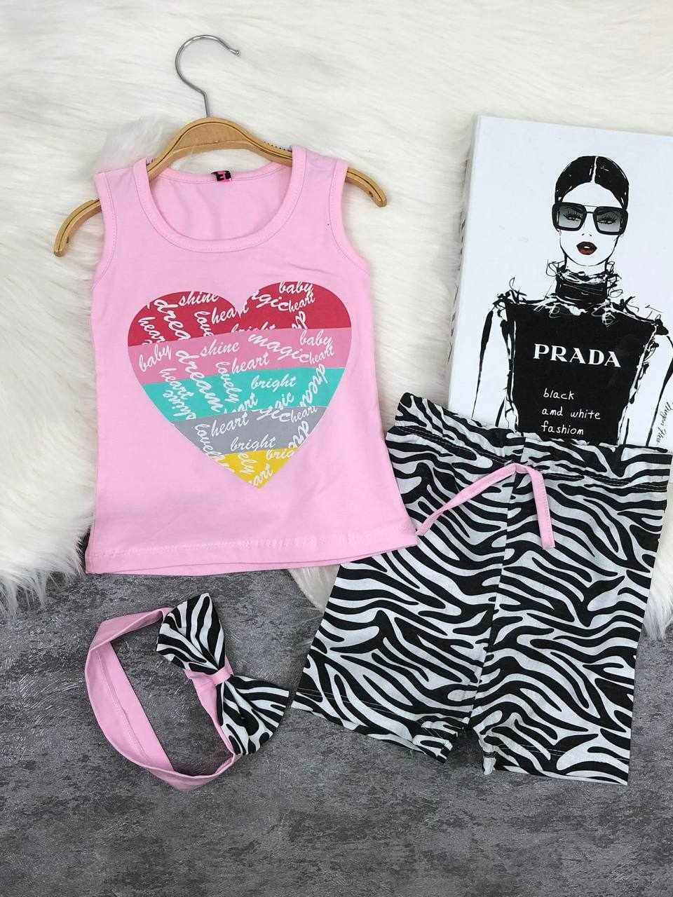 Ensemble 3 pcs summer heart 2