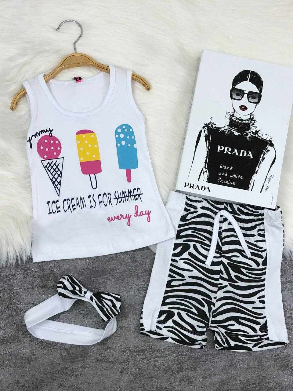 Ensemble 3 pcs summer ice