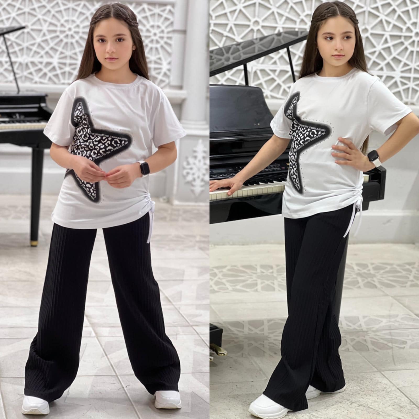 Ensemble Nedjma Noir et Blanc