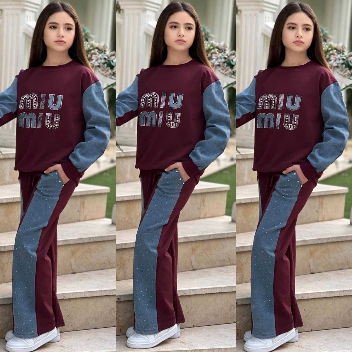 Ensemble MIU MIU avec des strass