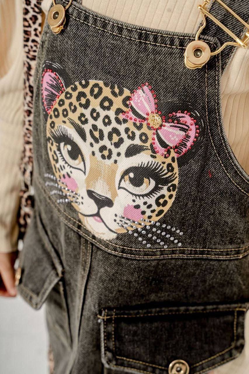 Salopette leopard 3pcs