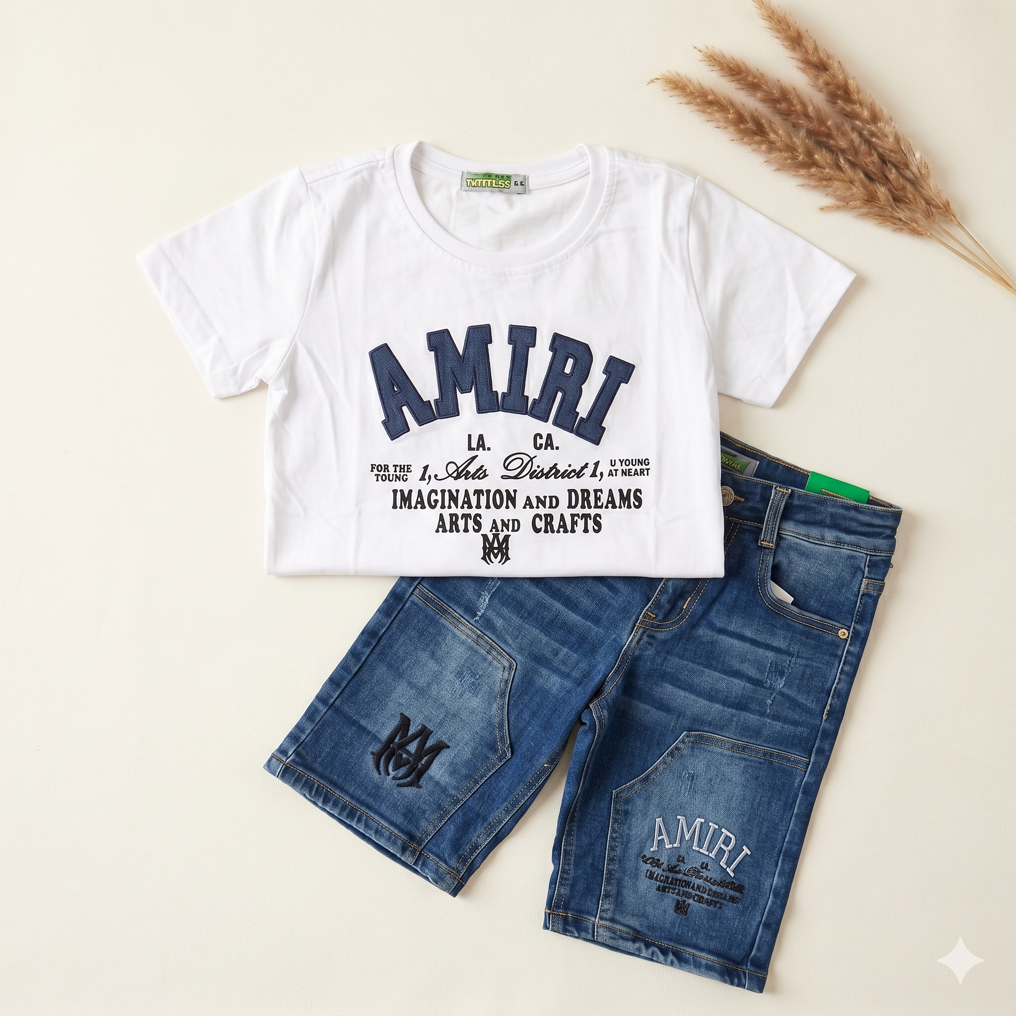 Ensemble AMIRI Blanc