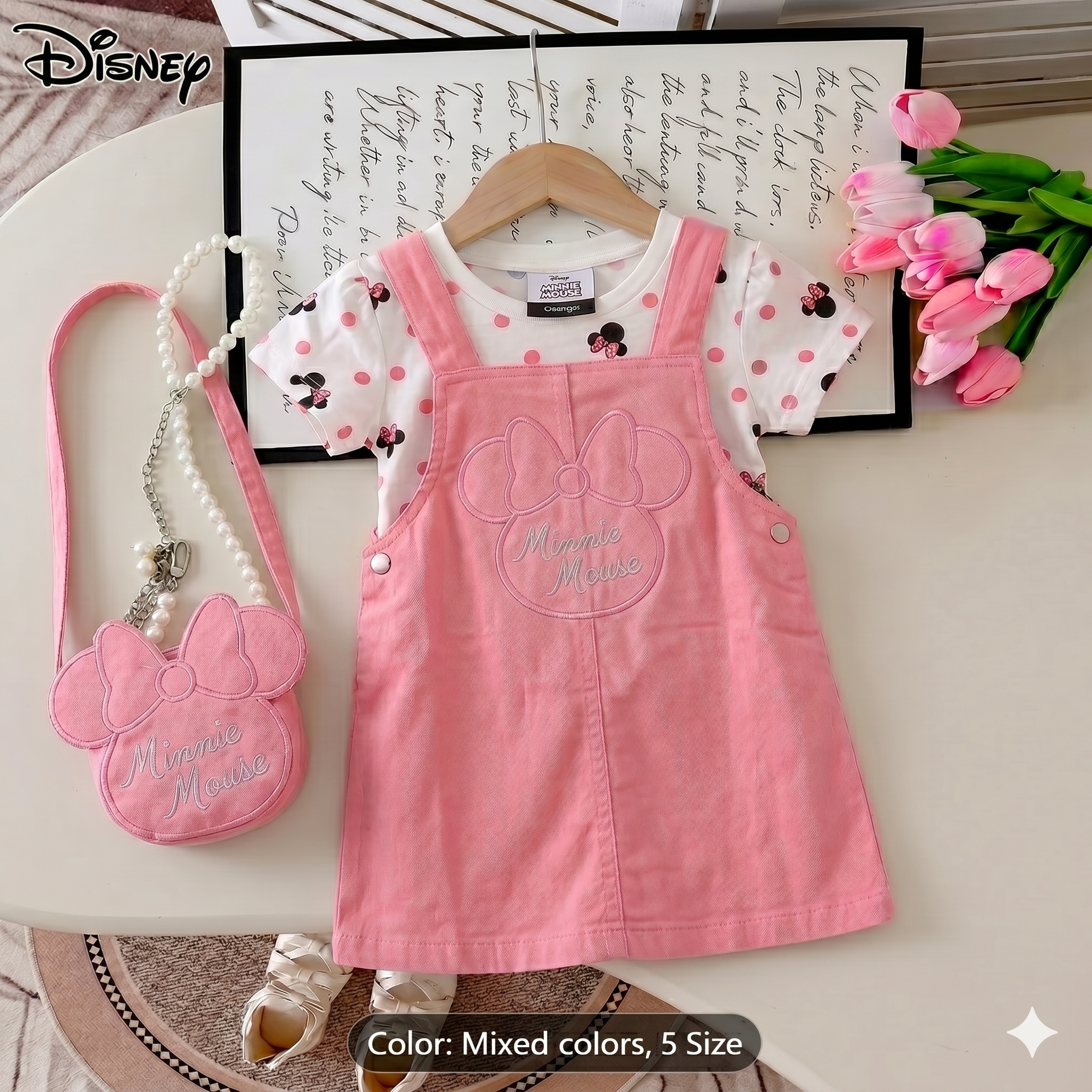 Salopette Minnie mouse 3 pcs