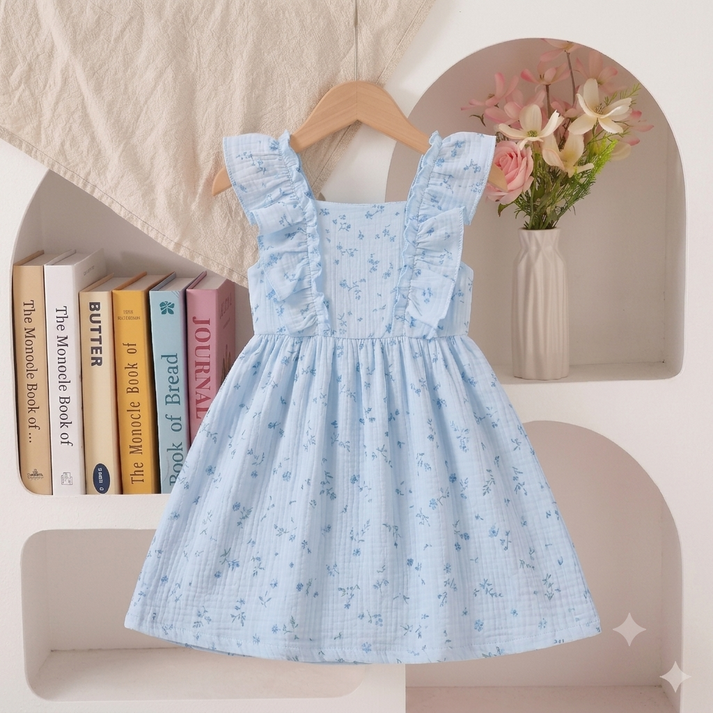 Robe avec des lunettes de soleil