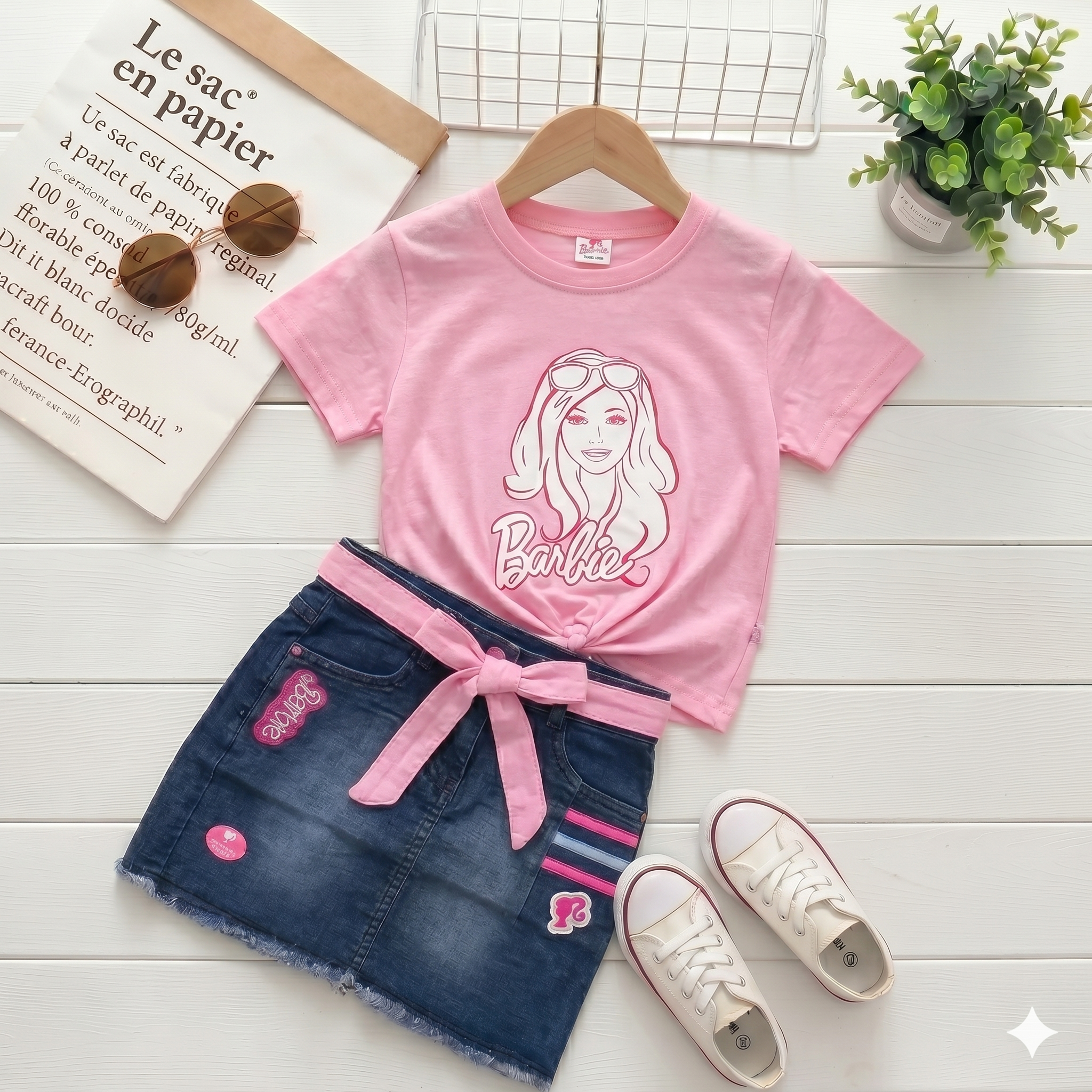 Ensemble barbie Pink
