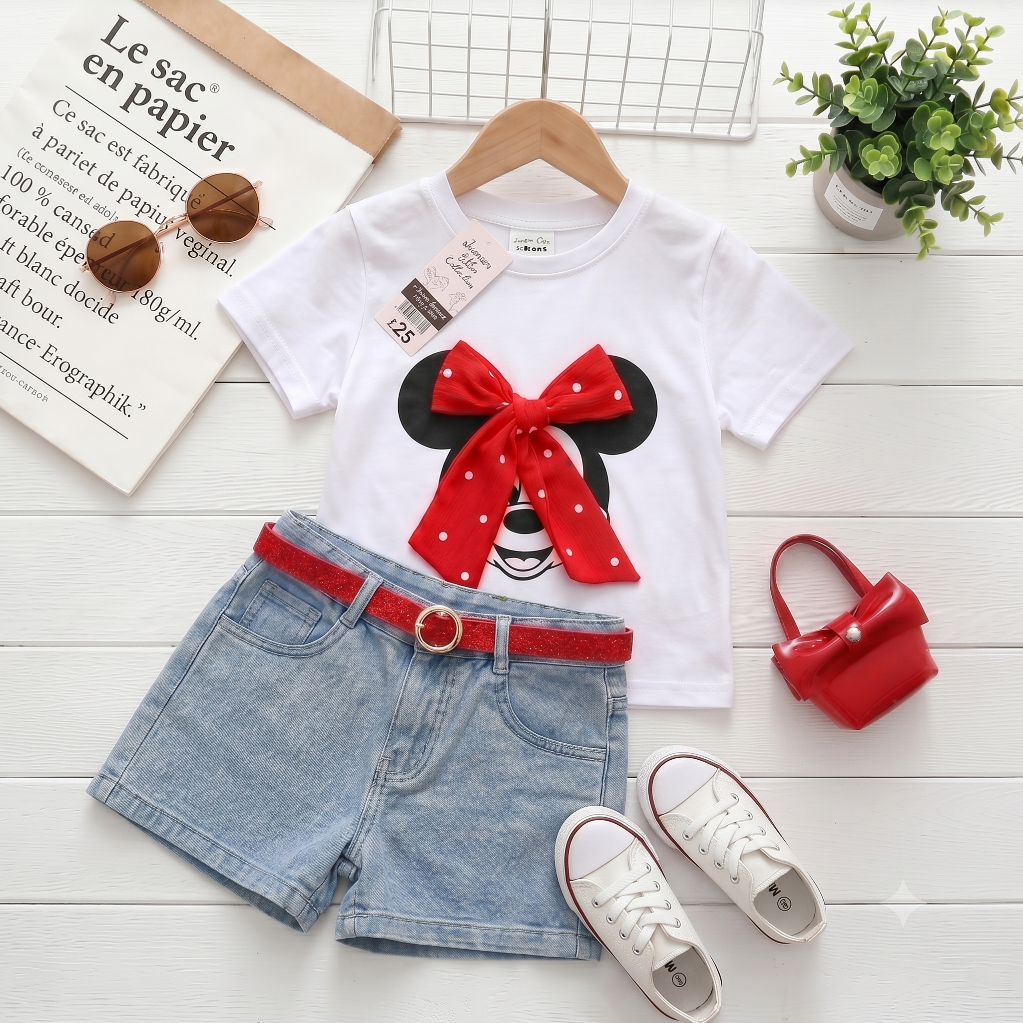 Ensemble minnie 3pcs