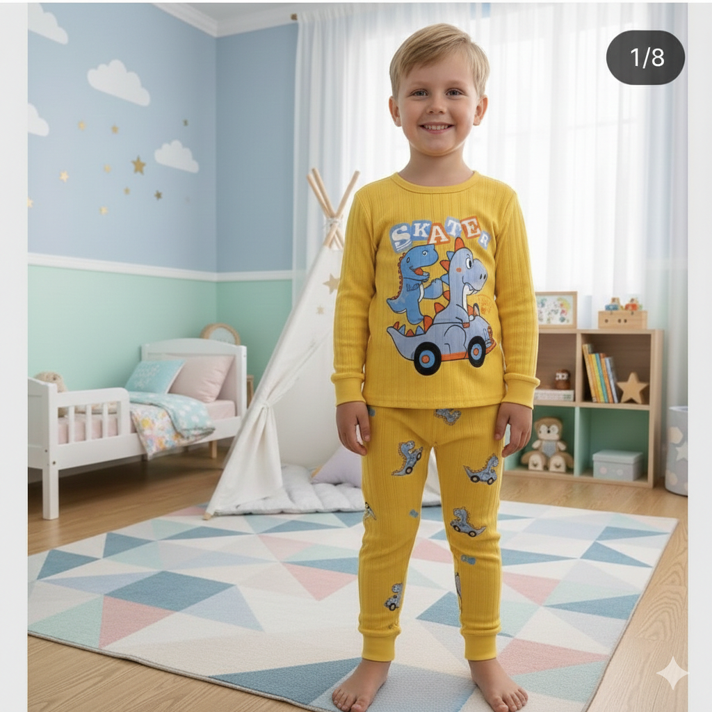 Pyjama  Skater dinausor