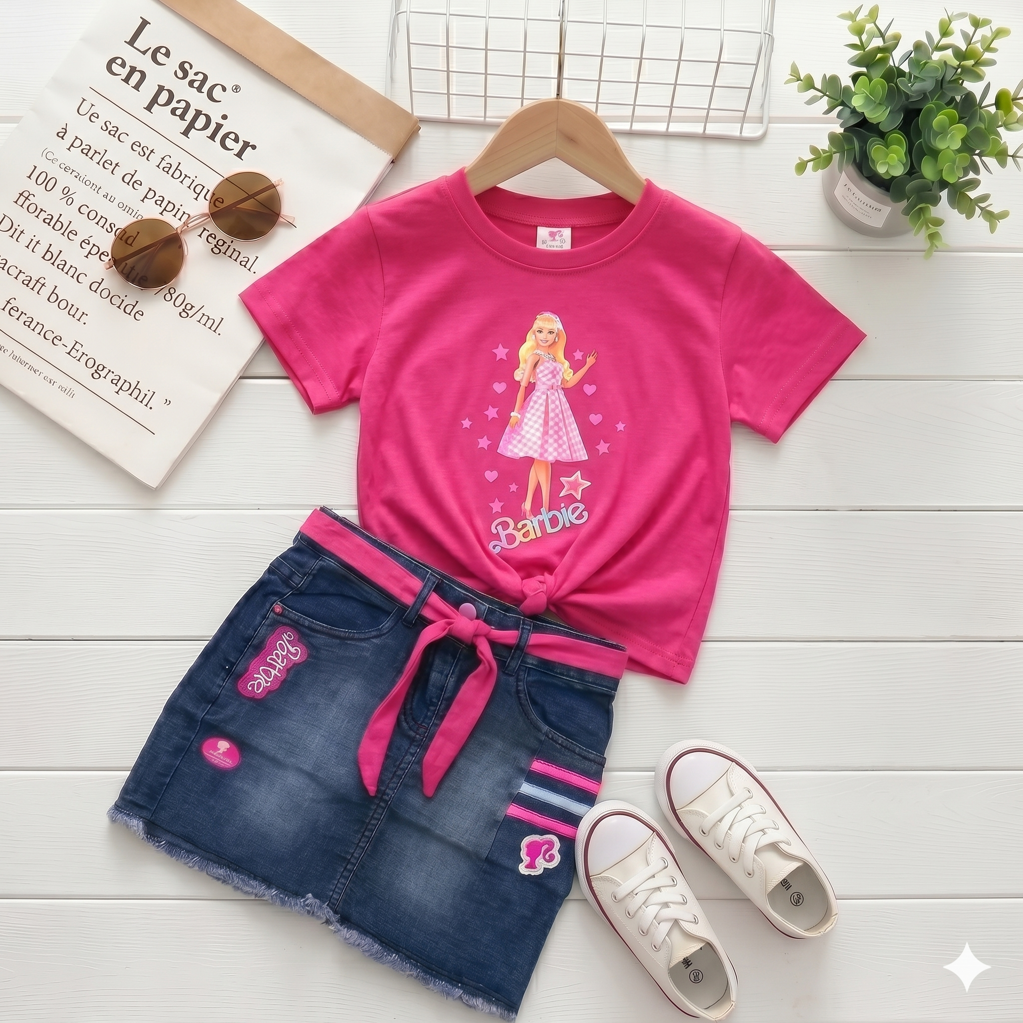 Ensemble barbie Dark Pink