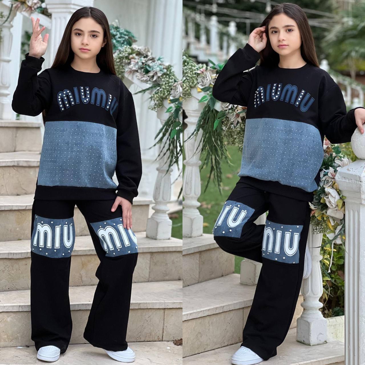 Ensemble MIU MIU avec des strass 2