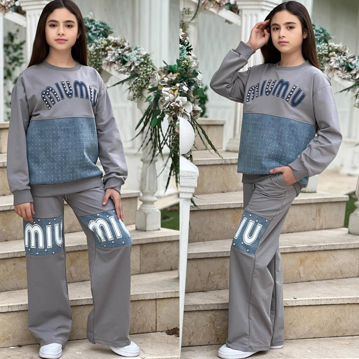 Ensemble MIU MIU avec des strass 2