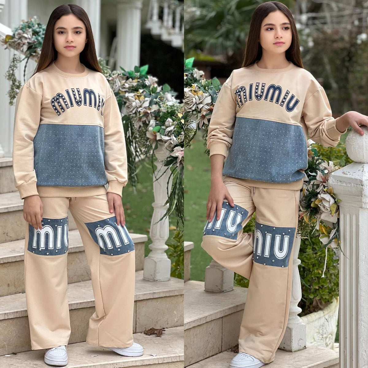 Ensemble MIU MIU avec des strass 2