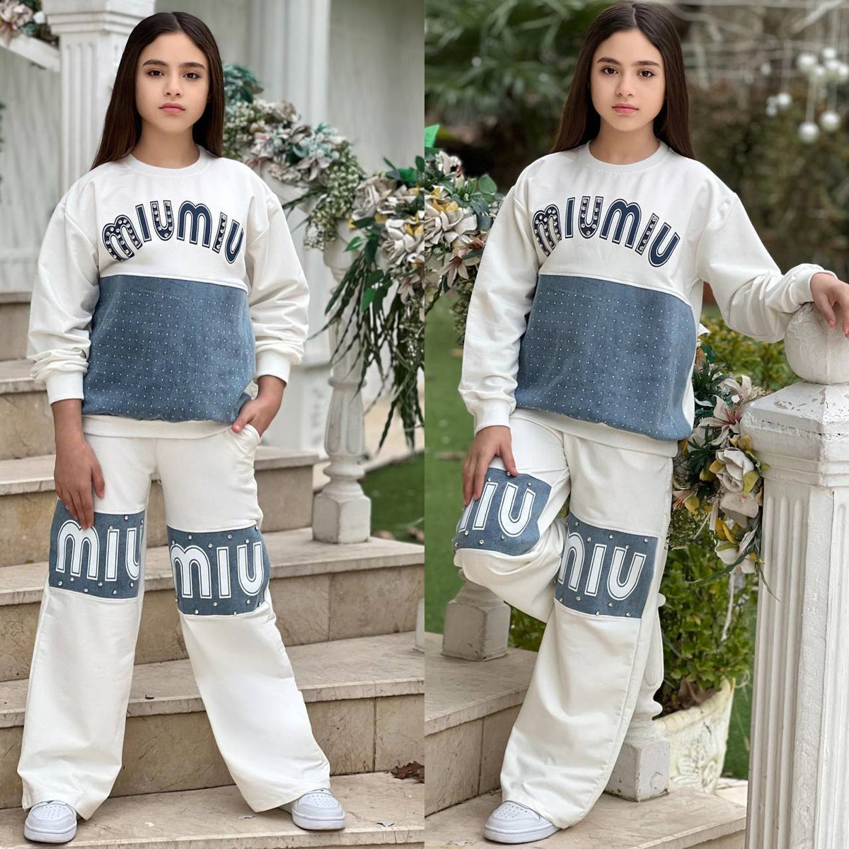 Ensemble MIU MIU avec des strass 2