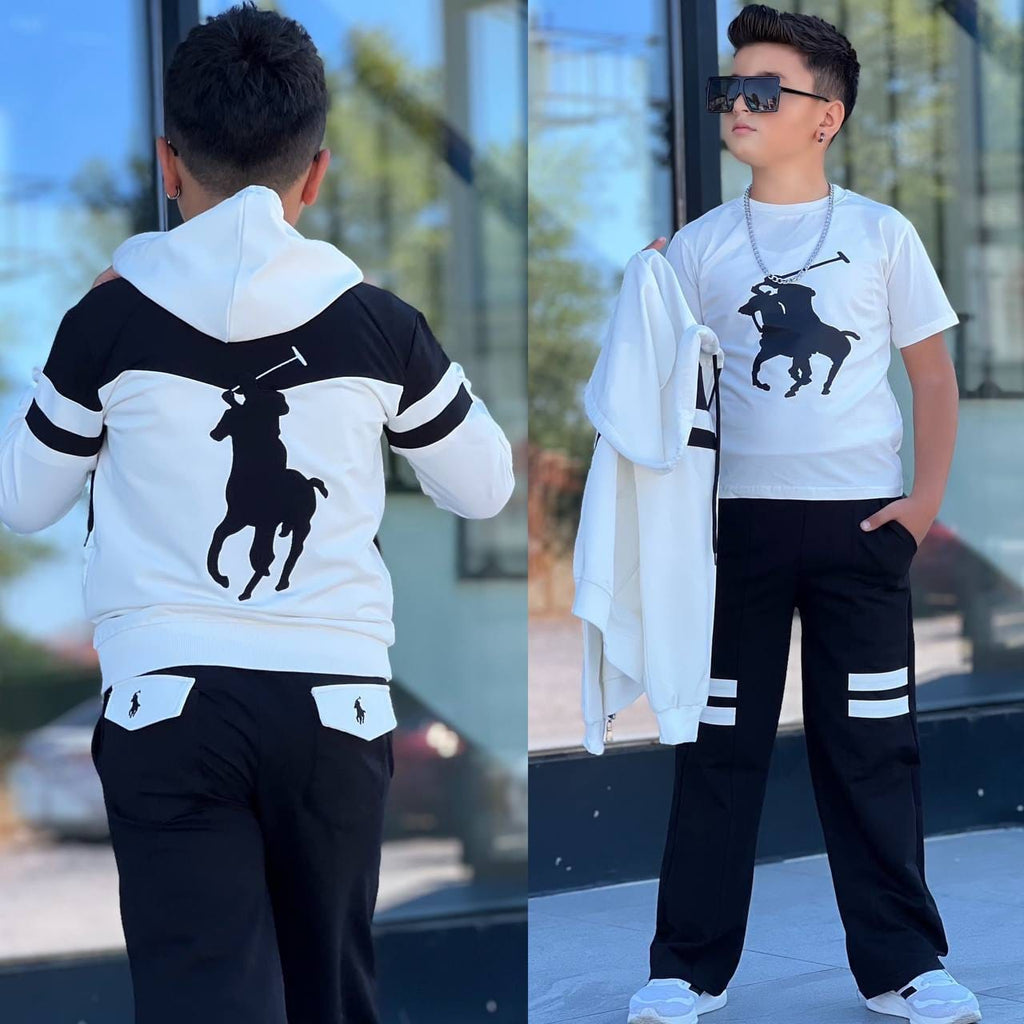 Ensemble garcon POLO 3 pcs