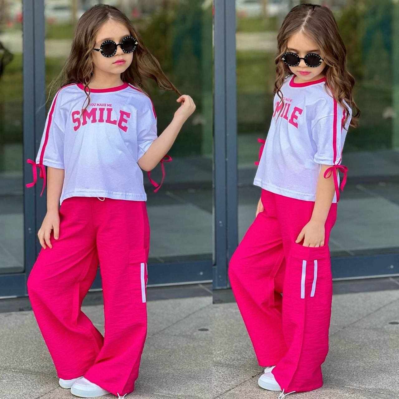 Ensemble Smile fushia